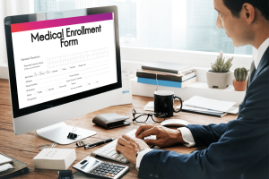 Online patient registration form