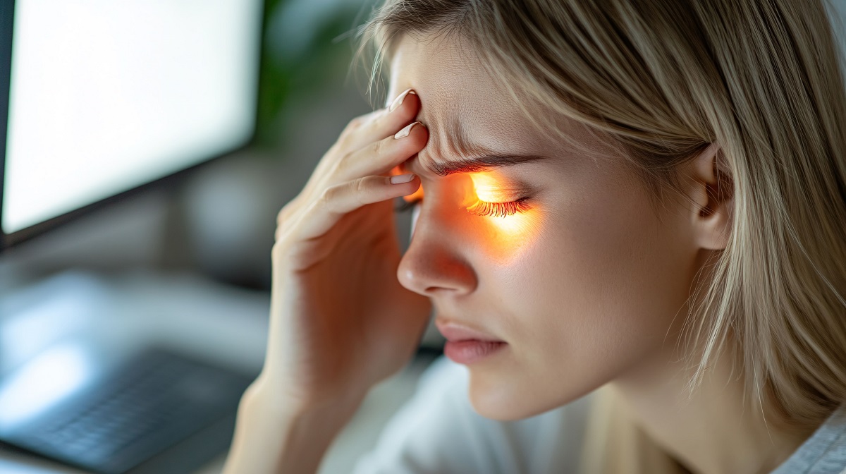my eyes sensitive to light